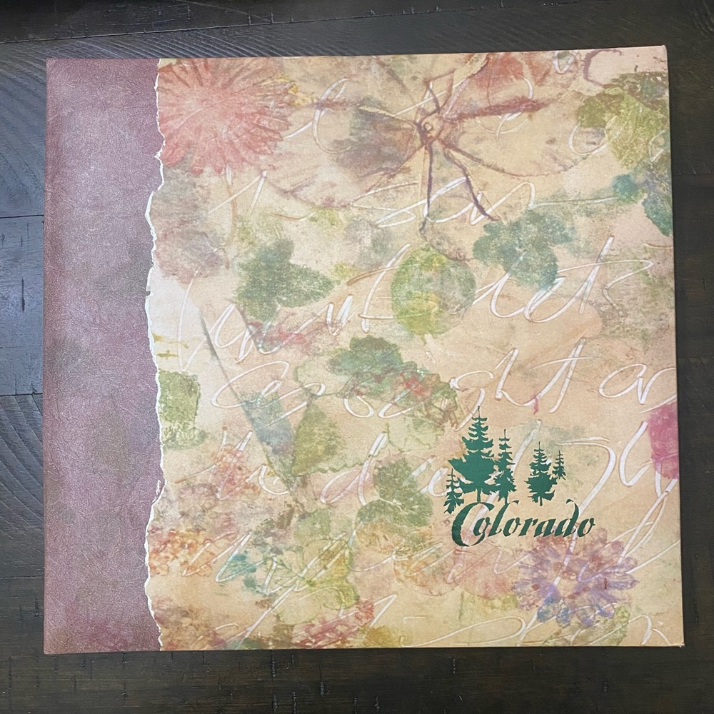 Extended Exposure Custom Colorado Scrapbook Album 12x12